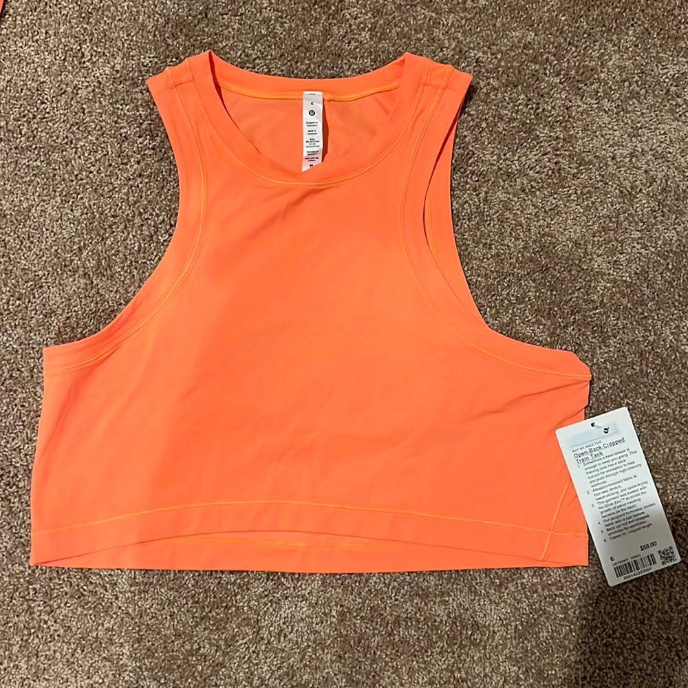 Open-Back Cropped Train Tank